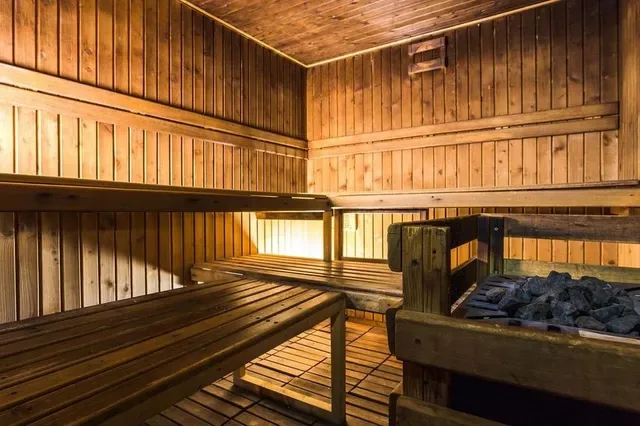 Sauna shown with the Hotel Himalaia offer